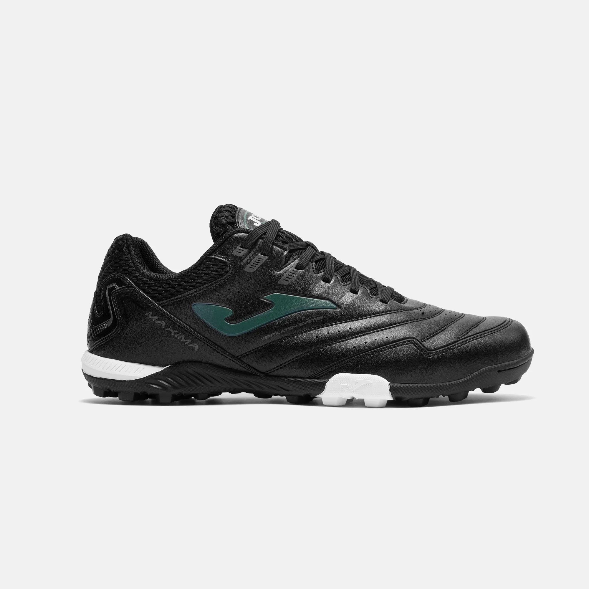 Chuteira Society Joma Maxima - Preto, Verde e Branco