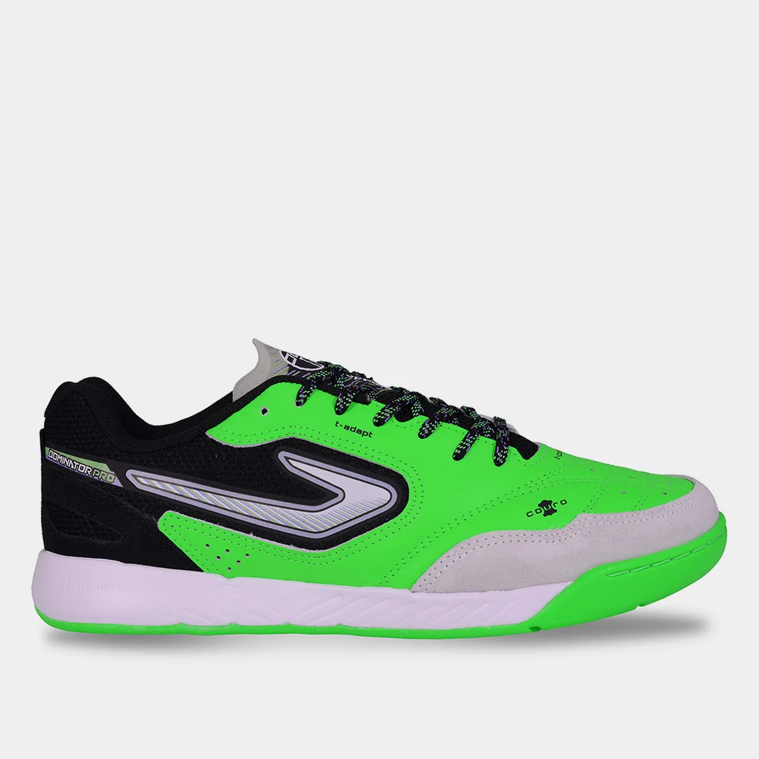 Chuteira Futsal Topper Dominator Pro VI - Verde e Preto