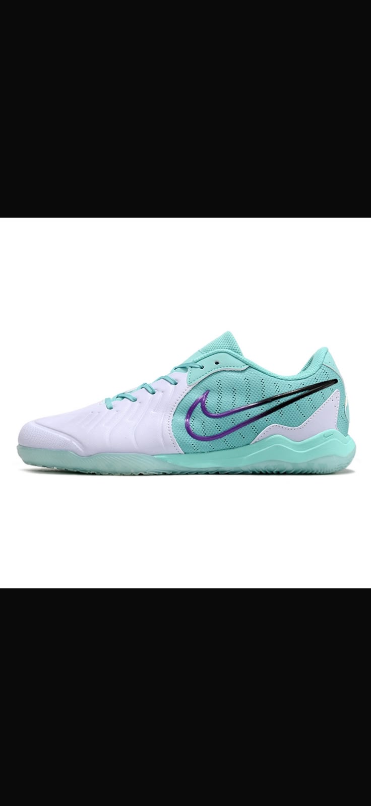 Chuteira Futsal Nike Tiempo Legend 10 Academy - Lilás e Verde